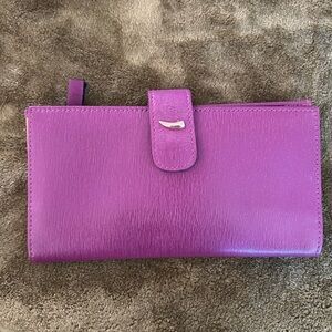 Tusk Nordstrom Leather Purple Lavender Wallet